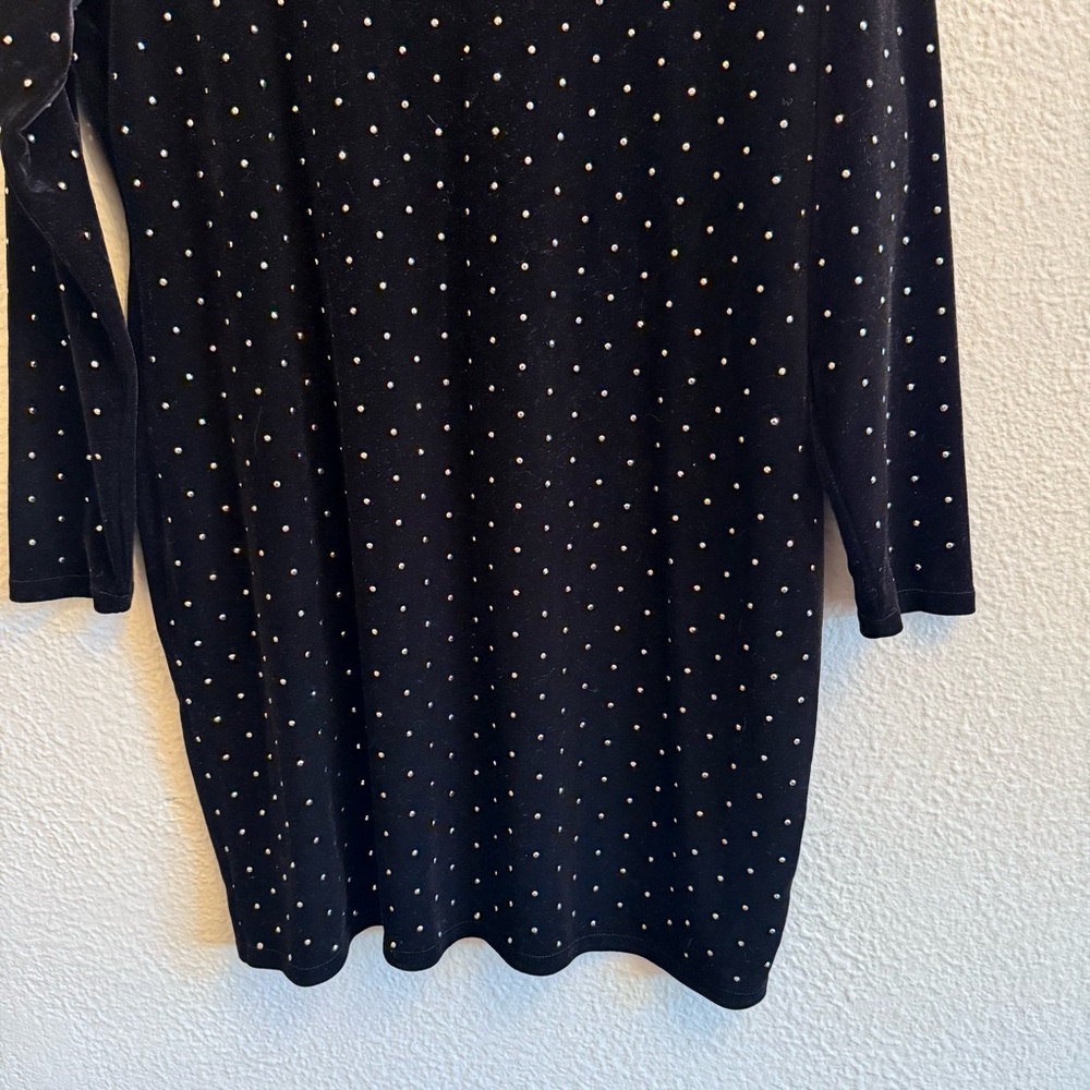 H&M Velvet Rhinestone Dress - Picture 5 of 11